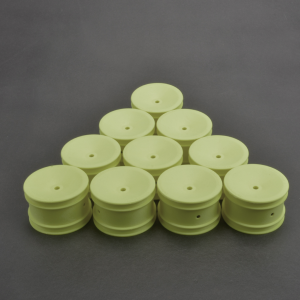 Schumacher Wheel Rear Off-Road – Neon Yellow v2 – 5pr (U7461)